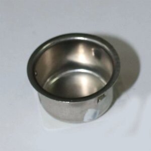ДФ Заглушка-стаканчик под противосъем Ф25 сталь хром (100,10)