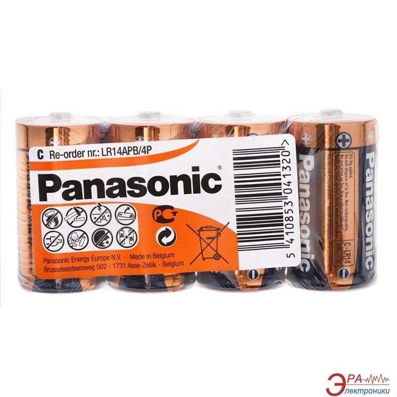 Panasonic    LR14  Alkaline  Power батарейка (4 шринк) от компании «Алтын-Килит» - фото 1