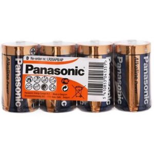 Panasonic LR20 Alkaline Power батарейка (4 шринк)