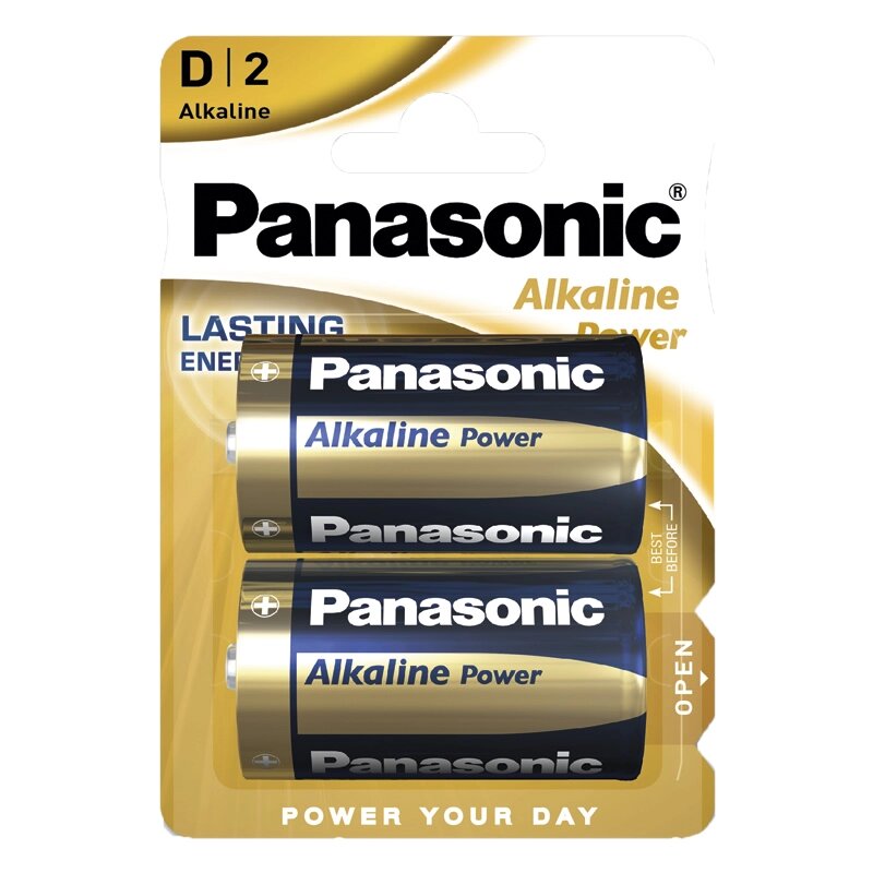 Panasonic  LR20  Alkaline  Power Blister*2 от компании «Алтын-Килит» - фото 1