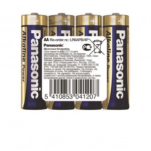 Panasonic LR6 Alkaline Power батарейка (4 шринк)