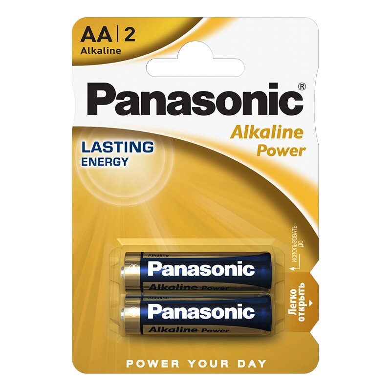 Panasonic      LR6  Alkaline  Power Blister*2 от компании «Алтын-Килит» - фото 1