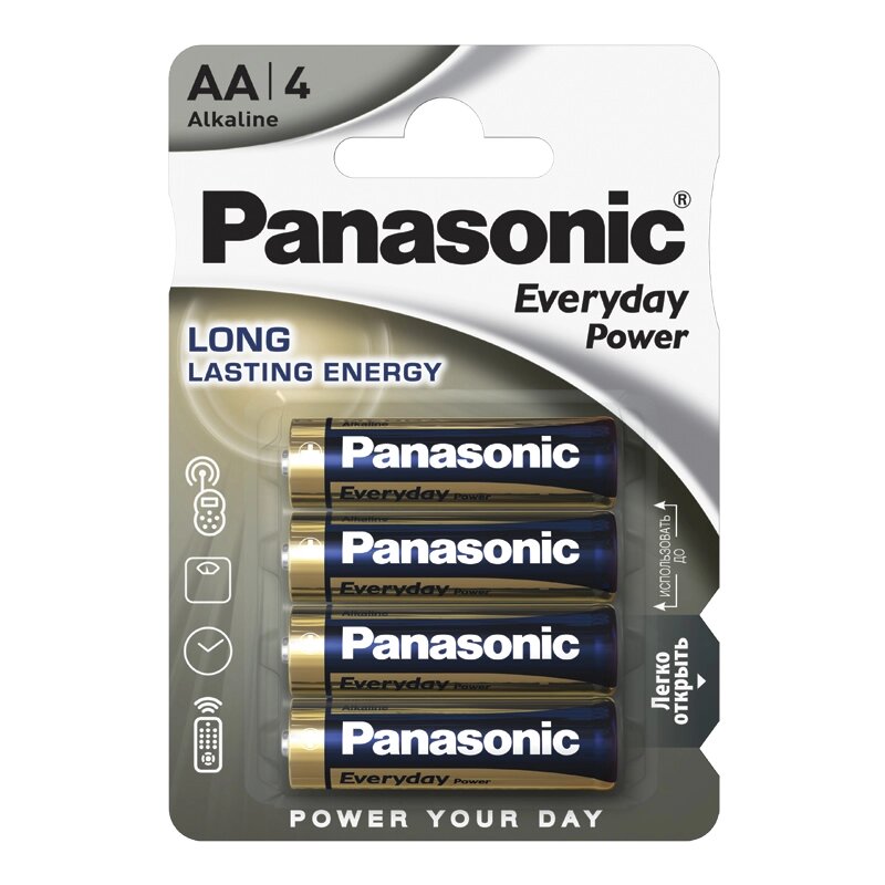 Panasonic   LR6  Everyday Power  Blister*6(4+2) от компании «Алтын-Килит» - фото 1