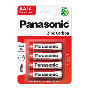 Panasonic R6 Zinc Carbon Blister*4