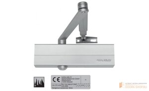 DC140-0-EV1: Доводчик ABLOY DC 140 EN2/3/4/5, корпус без тяги, BC, антвандальный клапан, цвет - серебро.