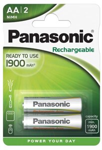 Аккумулятор Panasonic HHR-3MVE/2BC Ready to Use АА 1900 mAh/2B