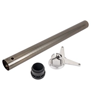 Soller комплект ножек для 1 стола (труба + крепление "усы"подпятник) 710/60 бронза 0.9 (0,8) мм