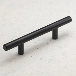 Soller ручка мебельная 8925-128 черная d-12 мм Ручка-скоба (100,25)