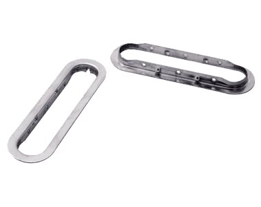 Stainless STEEL LOCK 112X24 mm OPEN D27.3