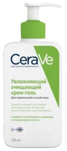 Цераве крем-гель для лица/тела очищающий увлажняющий