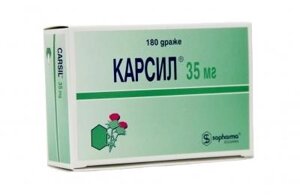 Карсил драже 35 мг 180 шт