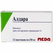 Алдара 5 % 250 мг 12 шт. (Имихимод) крем для наружного применения
