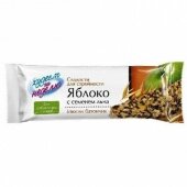 Худеем за неделю Батончик-мюсли с яблоком и семенем льна