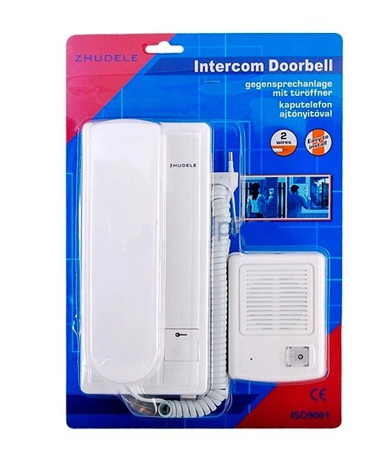 Аудиодомофон ZHUDELE Intercom Doorbell ZDL-3208 от компании SHOPPE • Лучшее – себе. - фото 1