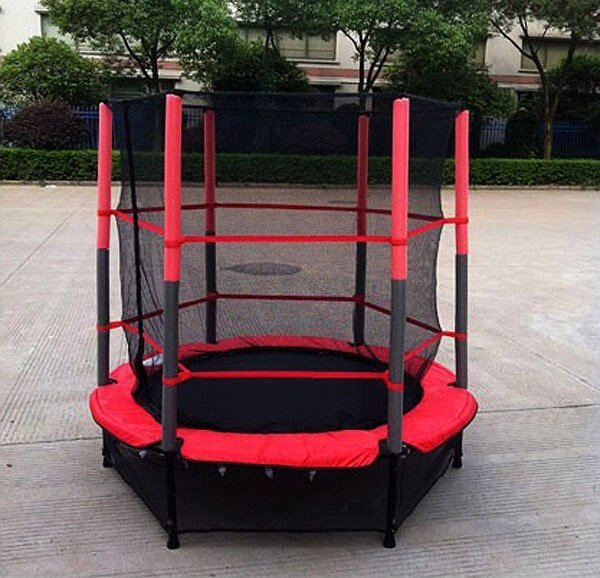 Батут детский с сеткой безопасности My First Trampoline от компании SHOPPE • Лучшее – себе. - фото 1