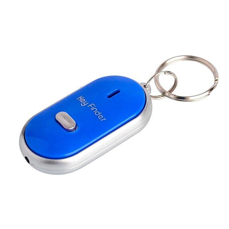 Брелок для поиска ключей Key Finder реагирующий на свист (Синий) от компании SHOPPE • Лучшее – себе. - фото 1