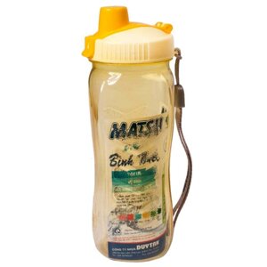 Бутылка питьевая для воды с поилкой MATSU [350, 500, 1000 мл]Желтый / 500 мл)