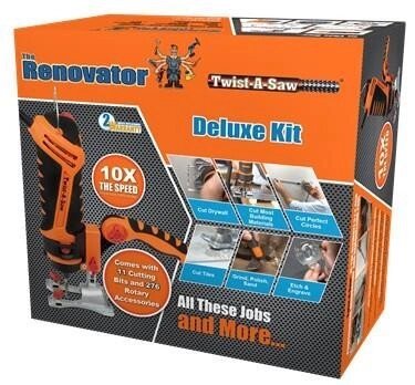 Электроинструмент Twist-A-Saw от Renovator [+комплект Deluxe из 287 приспособлений] от компании SHOPPE • Лучшее – себе. - фото 1