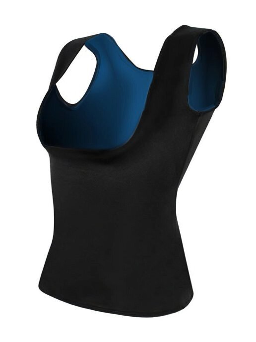 Фитнес-майка неопреновая Sweat Shaper с эффектом сауны для женщин (S-M) от компании SHOPPE • Лучшее – себе. - фото 1