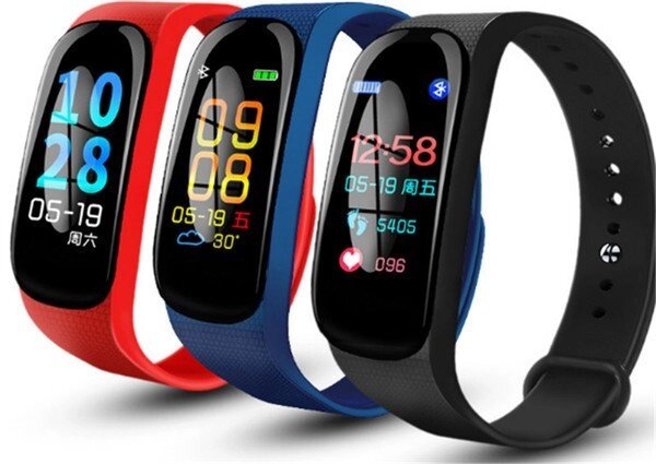 Фитнес-трекер браслет Smart M Band 5 (Черный) от компании SHOPPE • Лучшее – себе. - фото 1