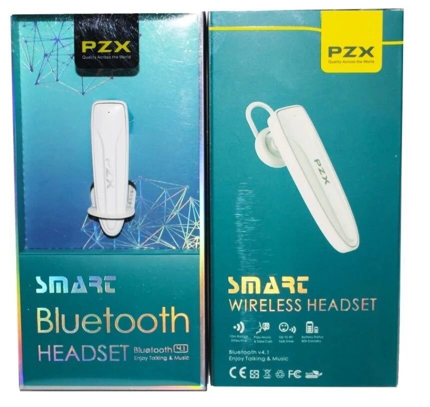 Гарнитура hands free PZX L1+ Smart Bluetooth Headset (Белый) от компании SHOPPE • Лучшее – себе. - фото 1