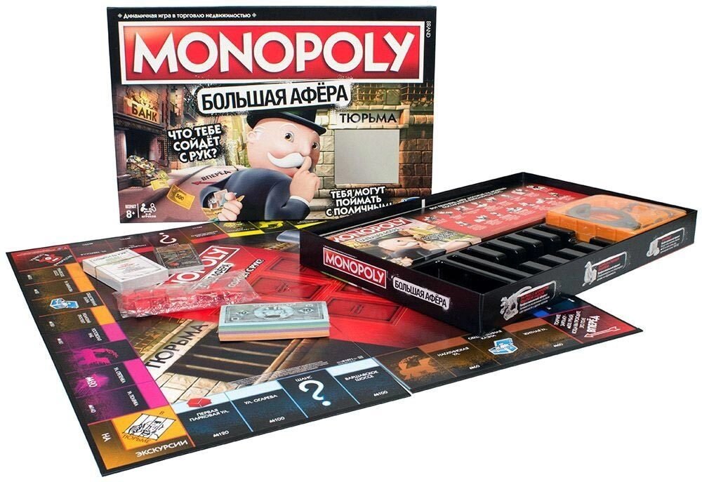 Игра настольная  «Монополия: Большая афера» от компании SHOPPE • Лучшее – себе. - фото 1