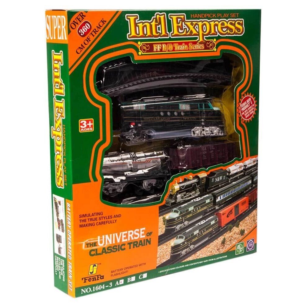 Игрушечная железная дорога Intl Express от компании SHOPPE • Лучшее – себе. - фото 1