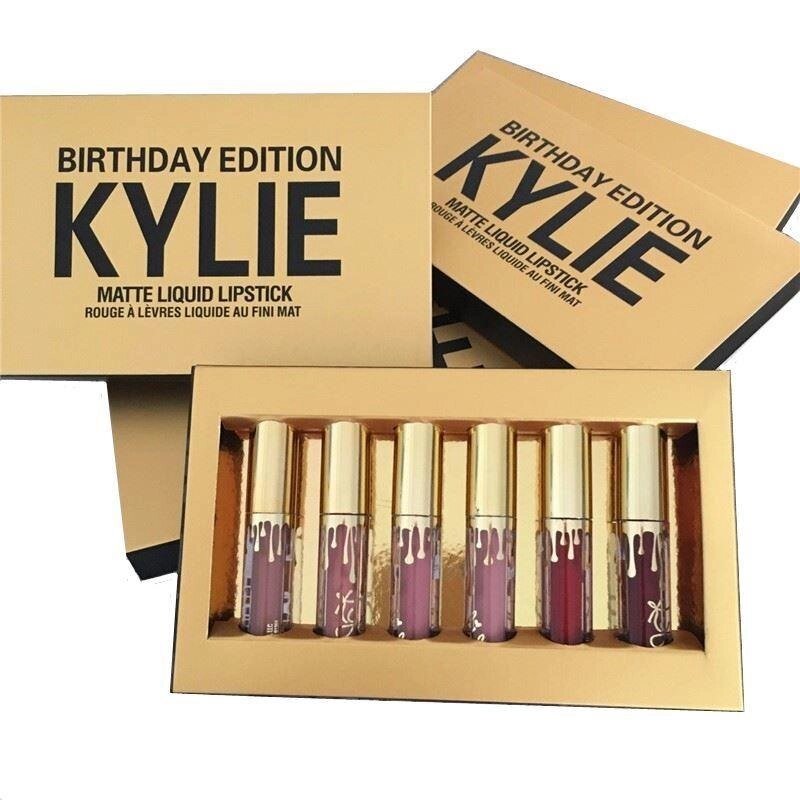 Коллекция губных помад матовых жидких KYLIE Birthday Edition [6 оттенков] от компании SHOPPE • Лучшее – себе. - фото 1