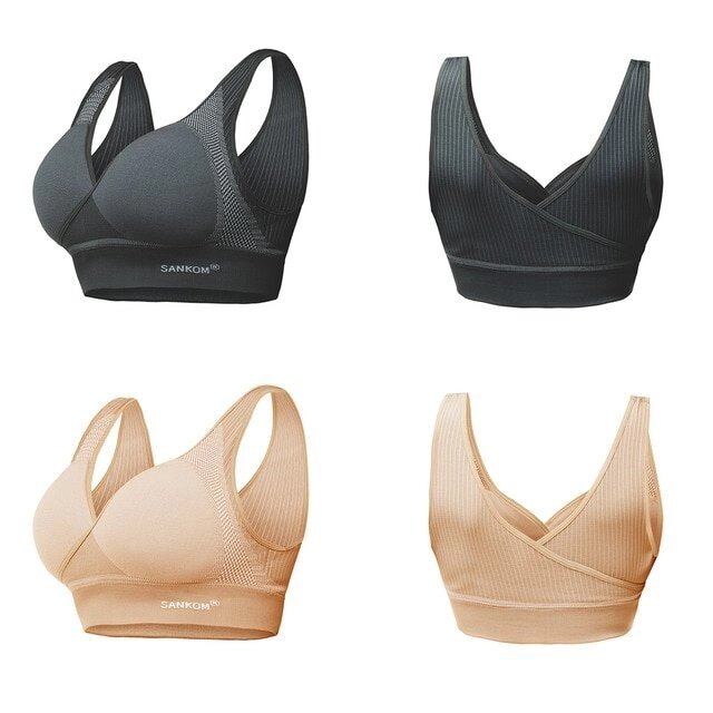 Комплект корректирующих бюстгальтеров SANKOM BRA {2 шт.} (XXL) от компании SHOPPE • Лучшее – себе. - фото 1