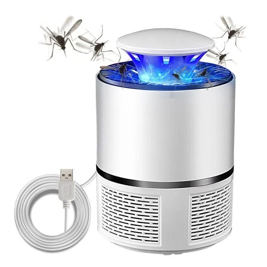 Лампа-ловушка фотокаталетическая против комаров Mosquito Killer 365 (Белый) от компании SHOPPE • Лучшее – себе. - фото 1