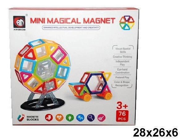 Магнитный конструктор MINI MAGICAL MAGNET (76) от компании SHOPPE • Лучшее – себе. - фото 1