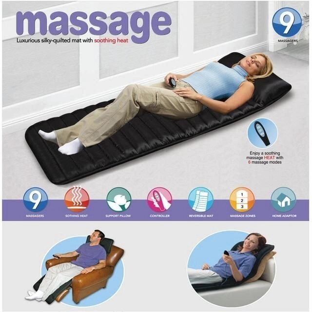 Матрац массажный с ИК-подогревом Robotic Cushion Massage FITSTUDIO от компании SHOPPE • Лучшее – себе. - фото 1