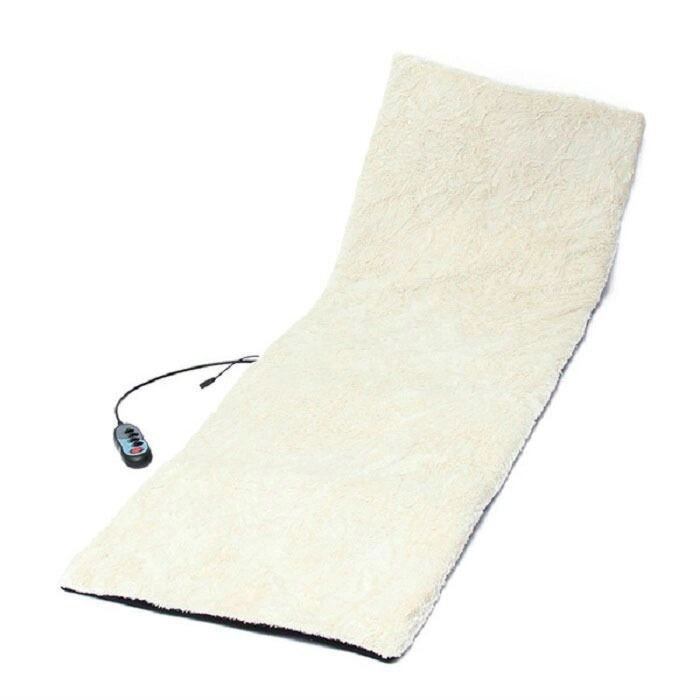 Матрас массажный с мехом, пультом ДУ и ИК-прогревом FitStudio Massage Mat Shiatsu [9 режимов] от компании SHOPPE • Лучшее – себе. - фото 1