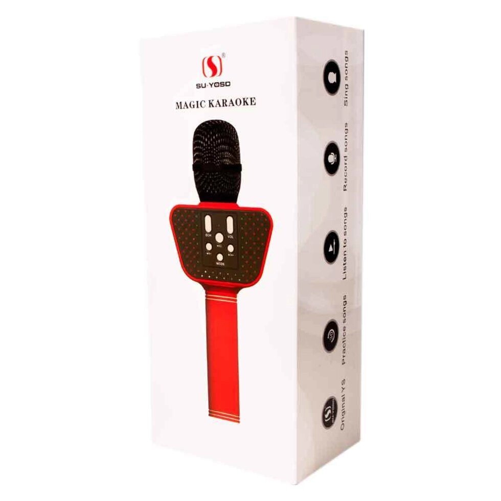 Микрофон беспроводной MAGIC KARAOKE со встроенным динамиком [USB; MP3; Bluetooth; TF карта] от компании SHOPPE • Лучшее – себе. - фото 1