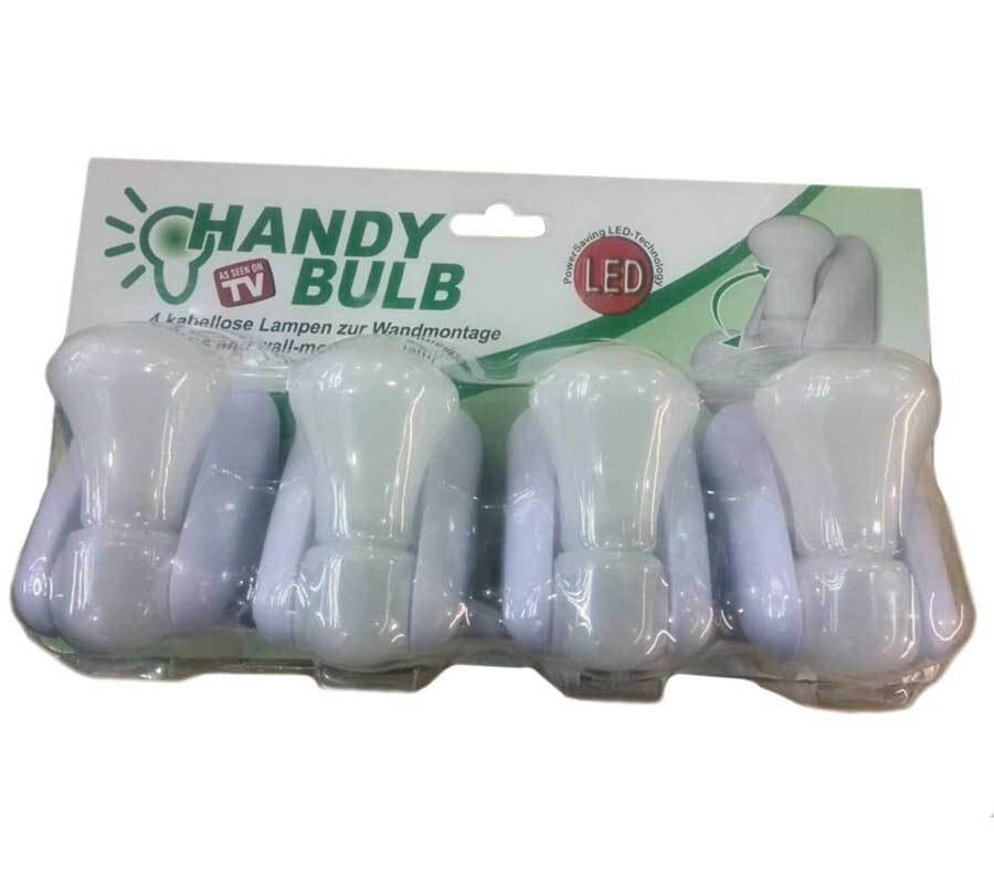 Набор беспроводных светодиодных ламп Handy Bulb {4 шт.} от компании SHOPPE • Лучшее – себе. - фото 1