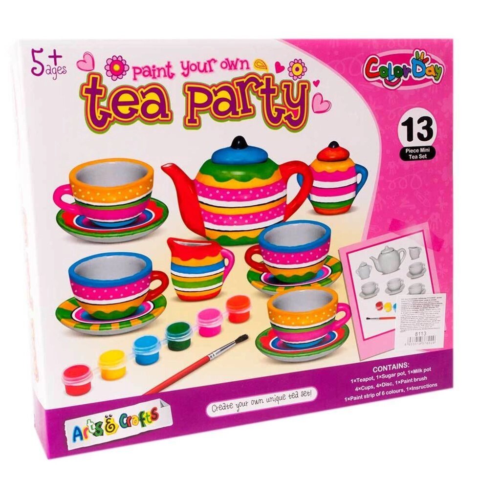 Набор для детского творчества «Tea Party» 8113 от компании SHOPPE • Лучшее – себе. - фото 1