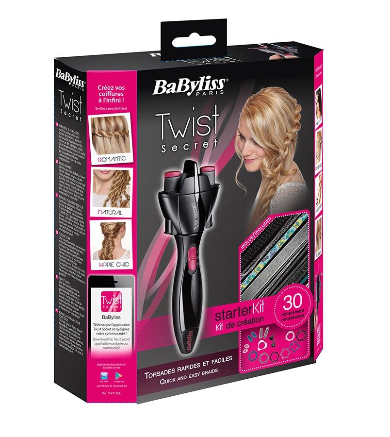 Набор для плетения косичек BaByliss Twist Secret [31 предмет] от компании SHOPPE • Лучшее – себе. - фото 1