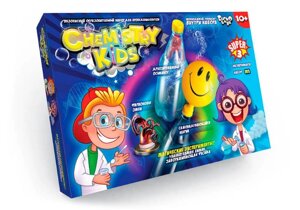 Набор для проведения 3х опытов «Магические эксперименты» серия Chemistry Kids (1 Самонадувающийся шарик)