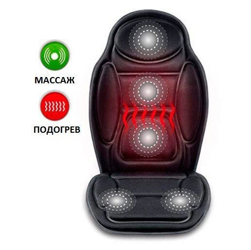 Накидка массажная с подогревом MASSAGE CUSHION JB-616C от компании SHOPPE • Лучшее – себе. - фото 1