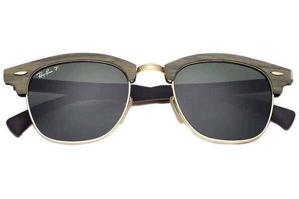 Очки солнцезащитные Clubmaster Ray-Ban (Серо-голубые линзы / C5) от компании SHOPPE • Лучшее – себе. - фото 1