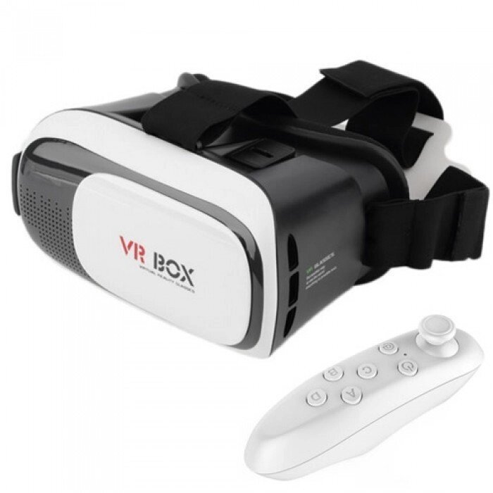 Очки виртуальной реальности VR BOX 2.0 [+ беспроводной пульт управления] от компании SHOPPE • Лучшее – себе. - фото 1