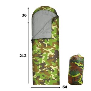 Спальный мешок PRIVAL Camo Comfort {212+36x64}