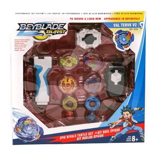 Набор для сражений на арене с 4 волчками + 2 пусковые установки BEYBLADE BURST LSD55