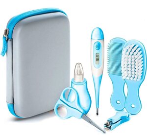 Набор для ухода за ребенком Baby Care Kit [9 предметов] (Голубой)