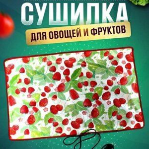 Сушилка-дегидратор электрическая для сухофруктов «Щедрый урожай» (55 х 85 см / Земляника)