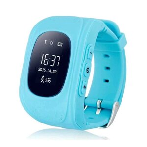 Умные часы для детей с GPS-трекером Smart Baby Watch Q50 (Голубой)