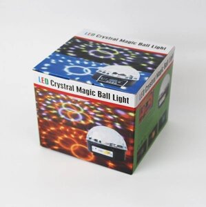 Диско-шар с МР3-плеером LED CRYSTAL MAGIC BALL LIGHT ver. 2 {USB, microSD, пульт ДУ}