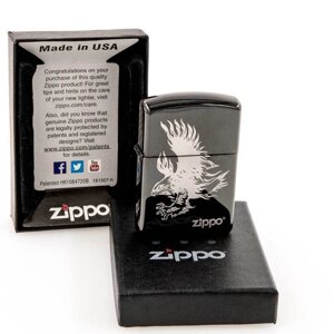 Зажигалка бензиновая ZIPPO (Хищный орёл)