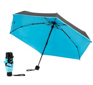 Зонт карманный универсальный Mini Pocket Umbrella (Голубой)