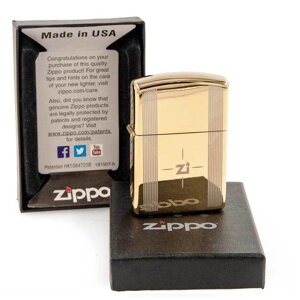 Зажигалка бензиновая ZIPPO (Золотая zi)